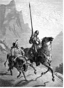 Don Quixote and Sancho Panza 