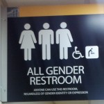 Transgender bathroom sign